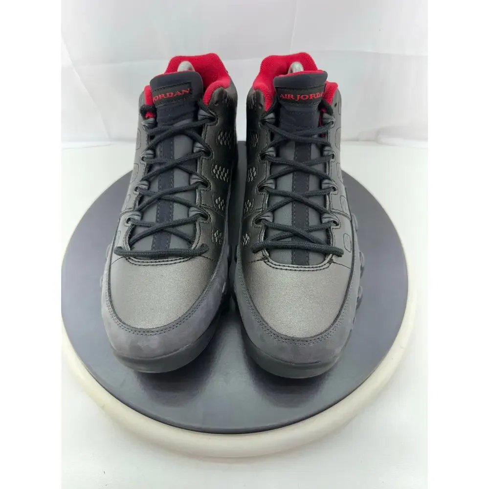 Air Jordan 9 Retro Low Golf Shoes Mens Size 9 Charcoal Black True Red FJ5934-002